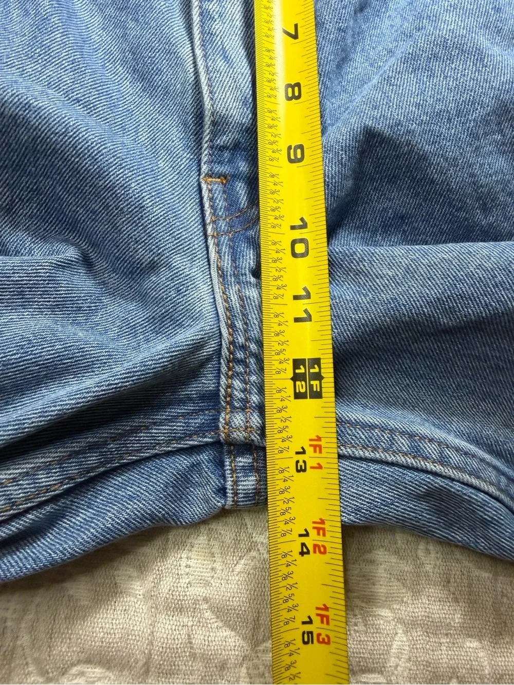 Levi’s Men’s 40x32 Light Wash Blue Jeans Relaxed Straight Leg 100% Cotton